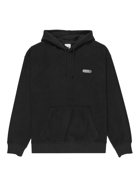 Element Element Mikina Capsule Rain Polar Po ELYFT00203 Černá Relaxed Fit