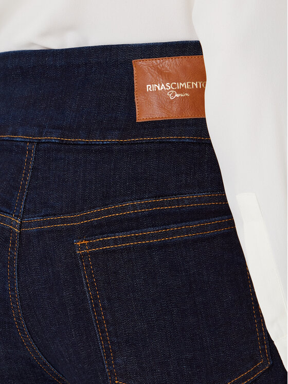 Rinascimento Rinascimento Дънки CFC0124957003 Тъмносин Skinny Fit