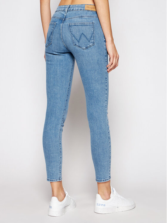 Wrangler Wrangler Τζιν W28KKR29G 112128293 Μπλε Skinny Fit