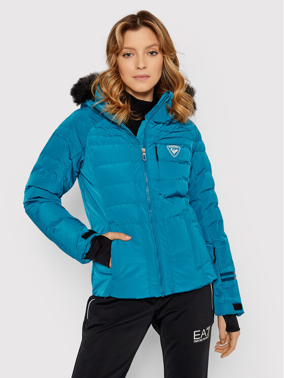 Rossignol Rossignol Скиорско яке Rapide Pearly RLKWJ17 Син Slim Fit