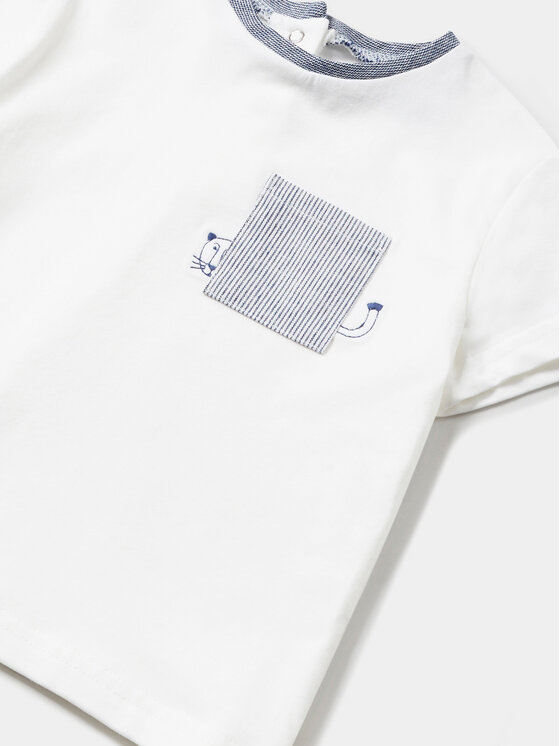 Mayoral Mayoral T-krekls 1017 Balts Regular Fit