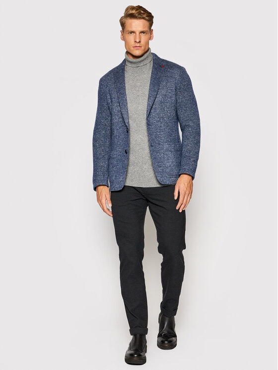 Giacca da abito 2470-00 Blu Slim Fit