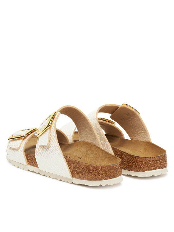 Birkenstock Birkenstock Klapki Sydney Cushion Buckle 1030258 Écru