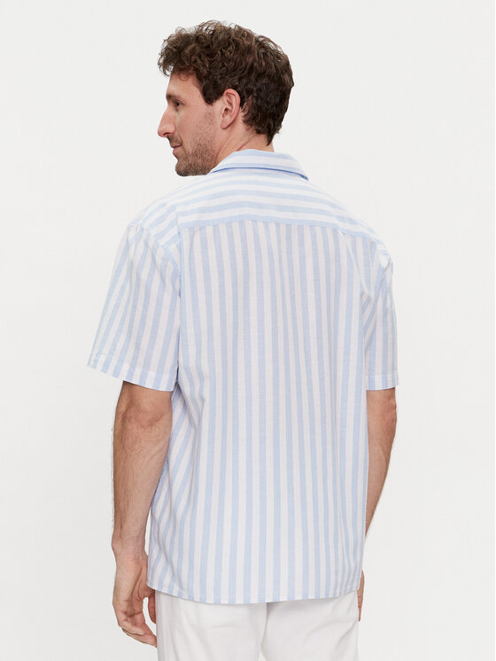 Selected Homme Selected Homme Ing New Linen 16092978 Kék Relaxed Fit