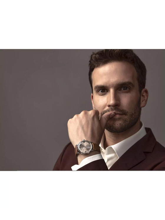 Timex Timex Ρολόι TW2W59300 Καφέ
