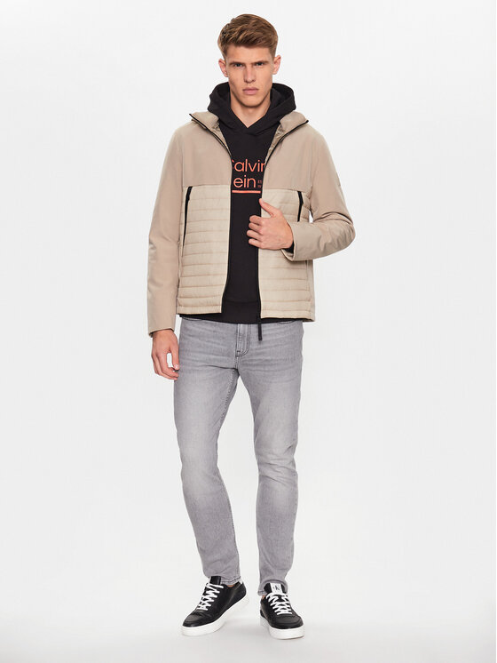 Calvin Klein Calvin Klein Μπουφάν μεταβατικό K10K111466 Μπεζ Regular Fit