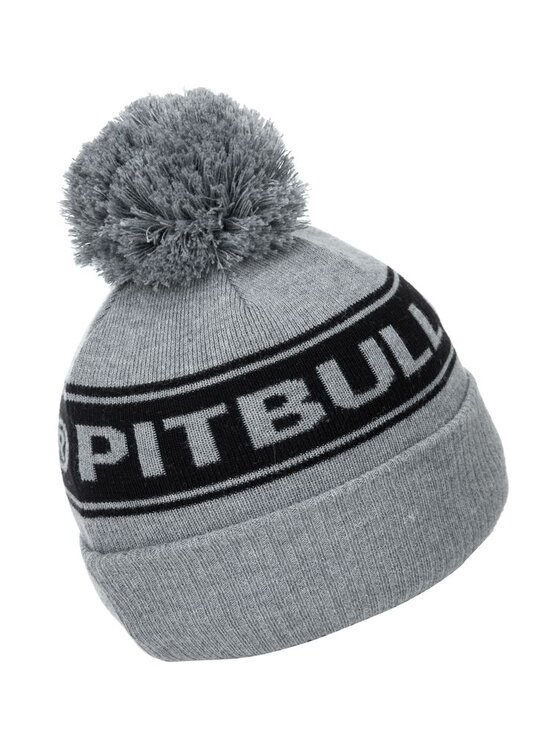 PITBULL PITBULL Czapka Czapka zimowa Vermel Pitbull R uniwersalny Szary