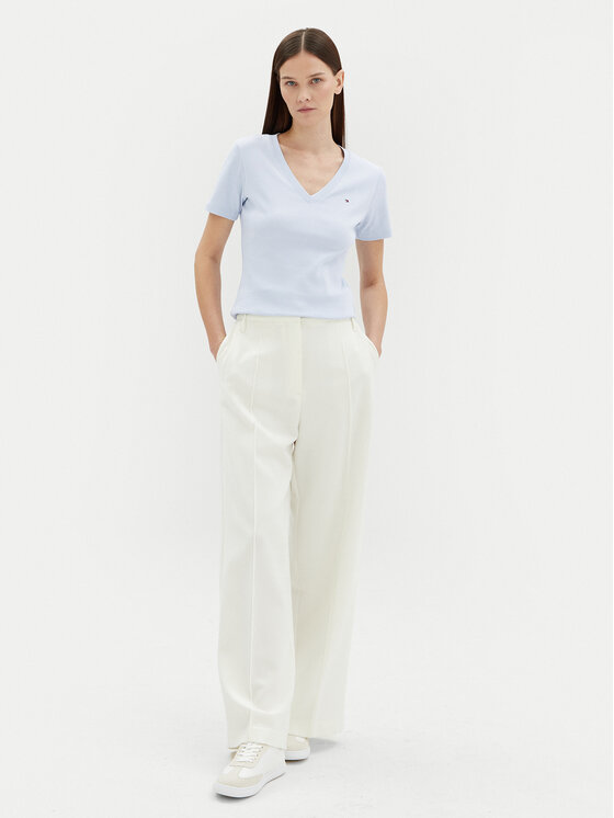 Tommy Hilfiger Tommy Hilfiger Majica New Cody WW0WW40584 Svetlo modra Slim Fit