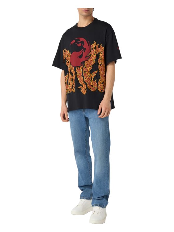 OCTOPUS OCTOPUS T-shirt 25sots92 Nero Regular Fit