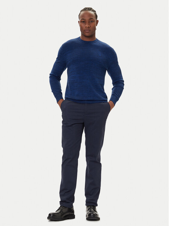 Calvin Klein Calvin Klein Чино панталони LV04LD613G Тъмносин Slim Fit