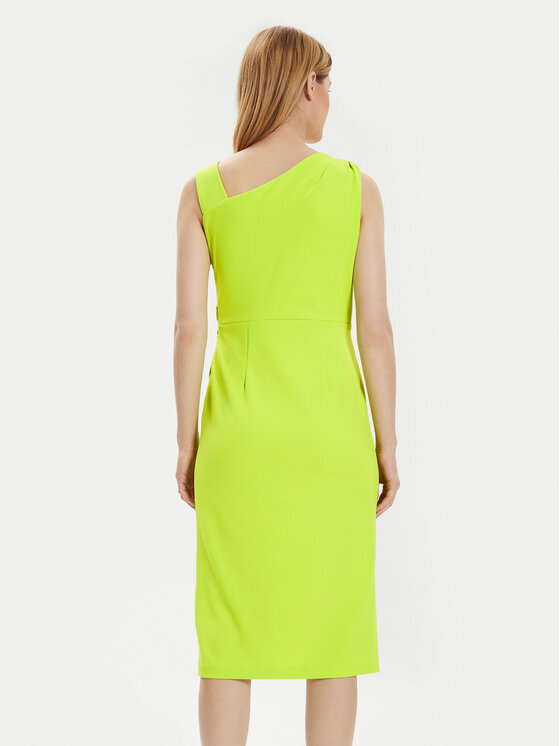 Joseph Ribkoff Joseph Ribkoff Sukienka koktajlowa 242234 Zielony Regular Fit