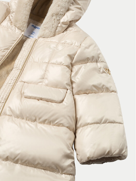 Mayoral Mayoral Зимно яке 2483 Бежов Regular Fit