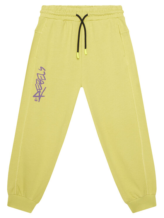 United Colors Of Benetton United Colors Of Benetton Pantaloni trening 33NVCF06D Verde Regular Fit