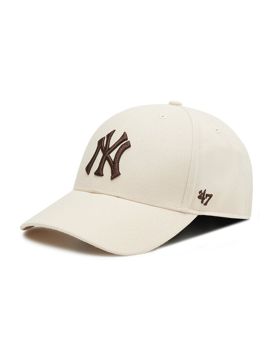 47 Brand Casquette New York Yankees B-MVPSP17WBP-NTV Beige | Modivo.fr