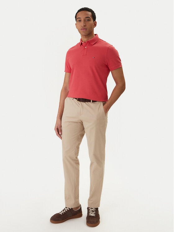 Tommy Hilfiger Tommy Hilfiger Tricou polo 1985 MW0MW17770 Coral Regular Fit