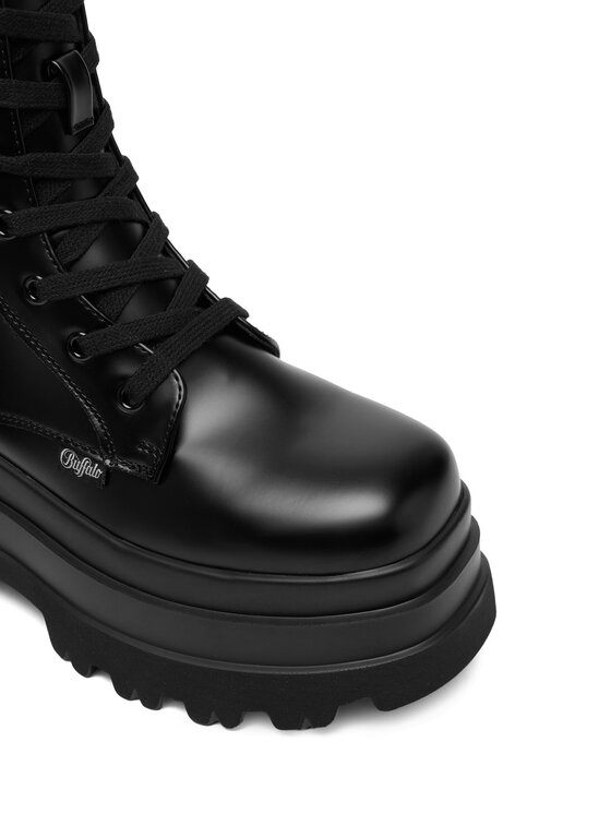 Buffalo Buffalo Gležnjarji Jupiter Lace Up Mid 1622609 Črna