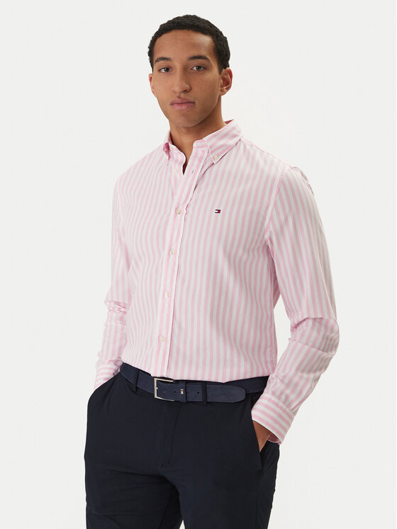 Tommy Hilfiger Tommy Hilfiger Hemd MW0MW42440 Rosa Regular Fit