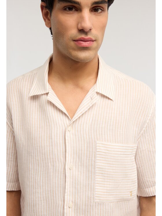 Trussardi Trussardi Koszula 5031N000038N0RB Kremowy Regular Fit