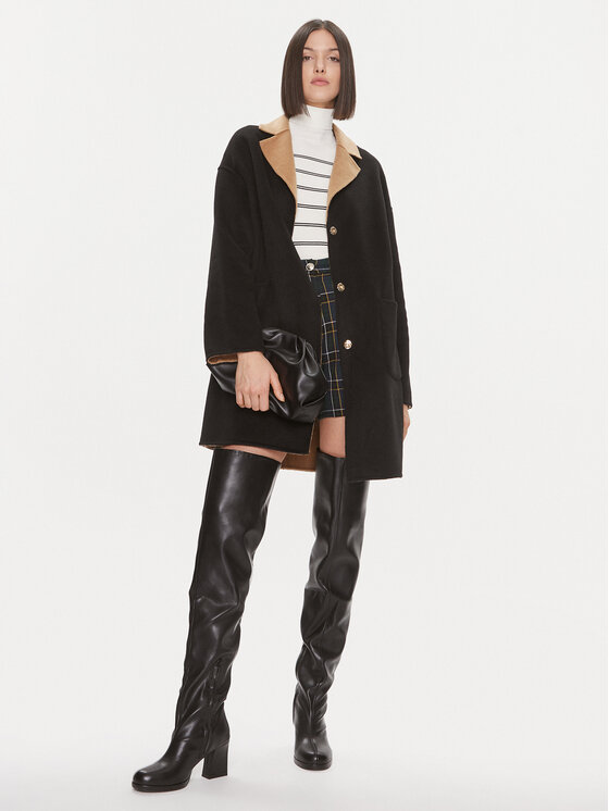 Liu Jo Liu Jo Wollmantel MF3241 T3505 Bunt Relaxed Fit