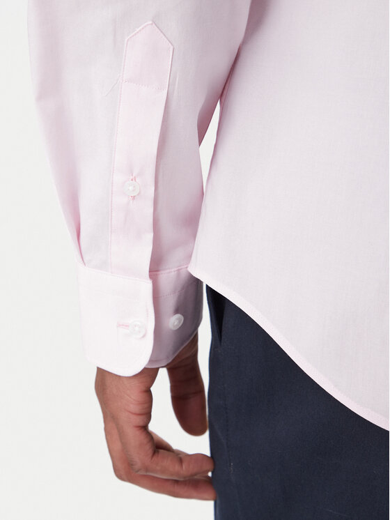 Tommy Hilfiger Tommy Hilfiger Košeľa MW0MW38347 Ružová Slim Fit