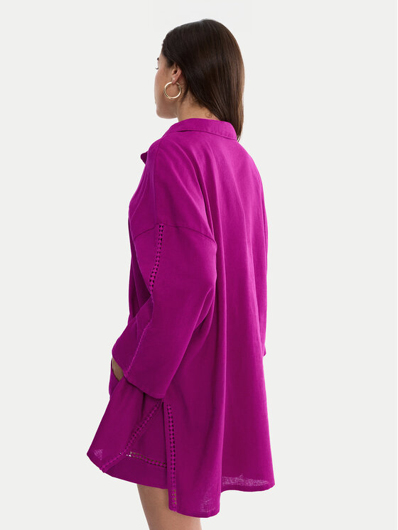 Triumph Triumph Пижамена риза Summer Wear 10227228 Розов Regular Fit