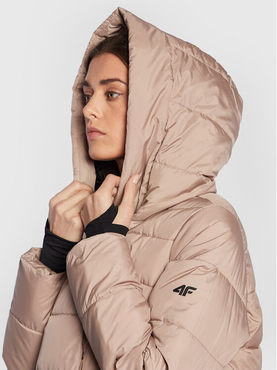 4F 4F Преходно яке H4Z22-KUDP018 Бежов Regular Fit