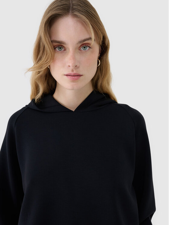 4F 4F Bluza COMMON GROUND Czarny Regular Fit