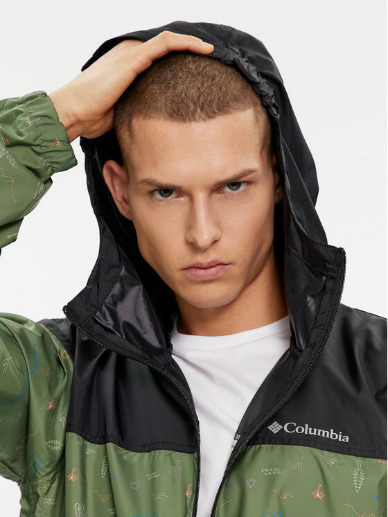 Columbia Columbia Ветровка Flash Challenger™ 1988715 Зелен Regular Fit