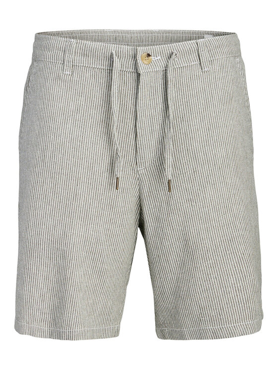 Jack & Jones Jack & Jones Pantaloncini di tessuto Ace Mykonos 12269376 Écru Regular Fit