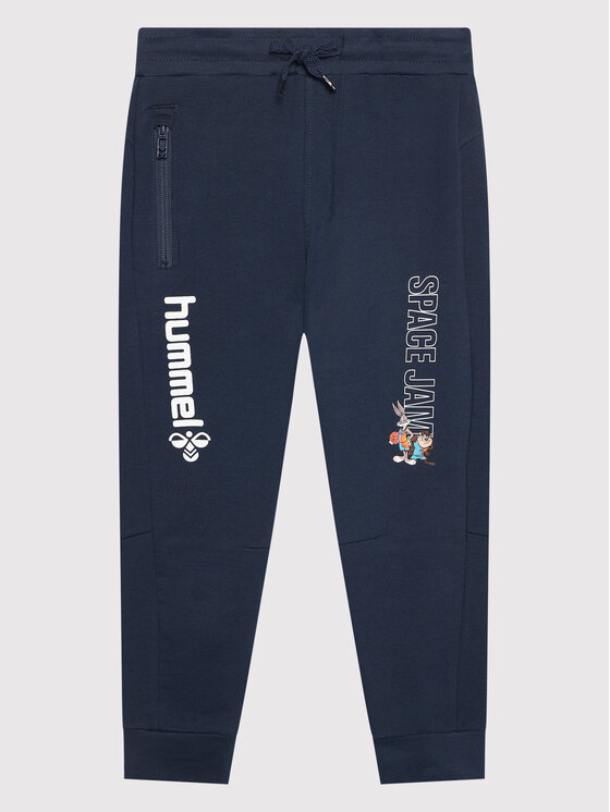 Hummel Hummel Donji dio trenerke SPACE JAM On 215874 Tamnoplava Regular Fit