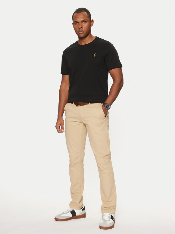 Polo Ralph Lauren Polo Ralph Lauren T-Shirt 710740727 Μαύρο Slim Fit