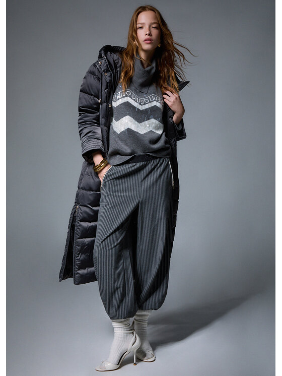 Liu Jo Liu Jo Pantaloni di tessuto TF6225T691AD3031 Grigio Regular Fit