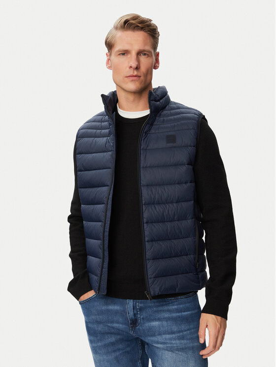 BOSS Vestă Odeno2 50549243 Bleumarin Regular Fit