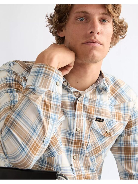 Wrangler Wrangler Koszula WESTERN SHIRT Kolorowy Regular Fit