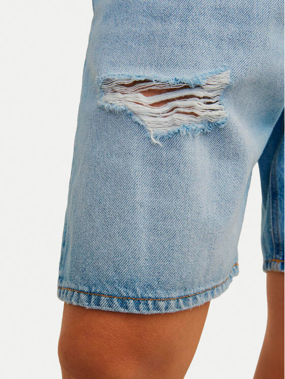 Jack&Jones Jack&Jones Джинсові шорти Jjitony 12252653 Голубий Loose Fit