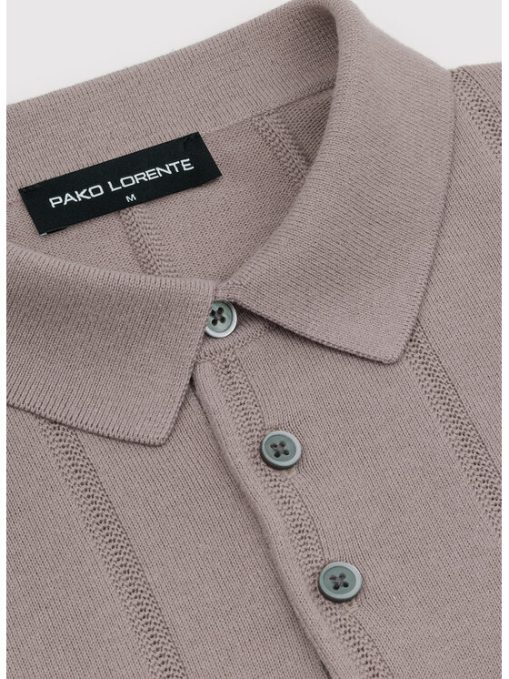 Pako Lorente Pako Lorente Polo P26WF-TX-005 Szary Regular Fit