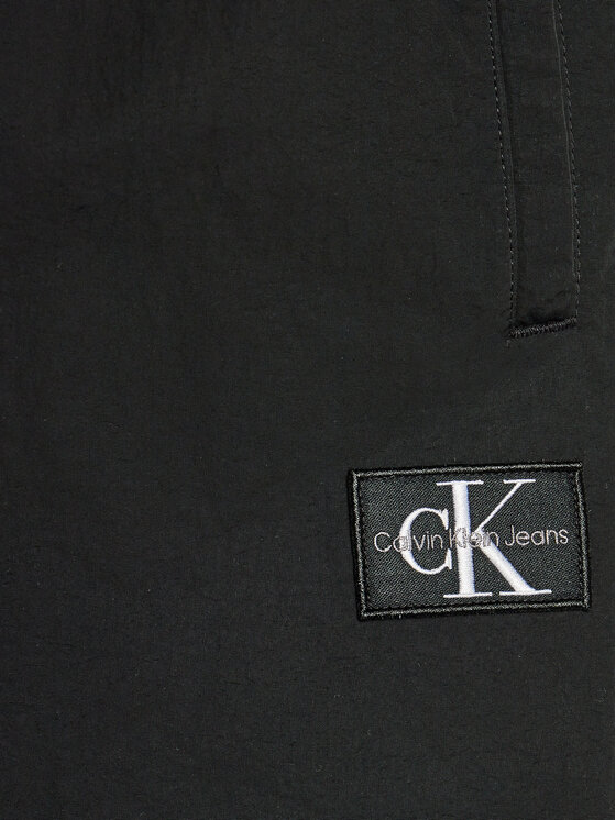 Calvin Klein Jeans Calvin Klein Jeans Παντελόνι φόρμας Mix Media IB0IB01934 Μαύρο Regular Fit