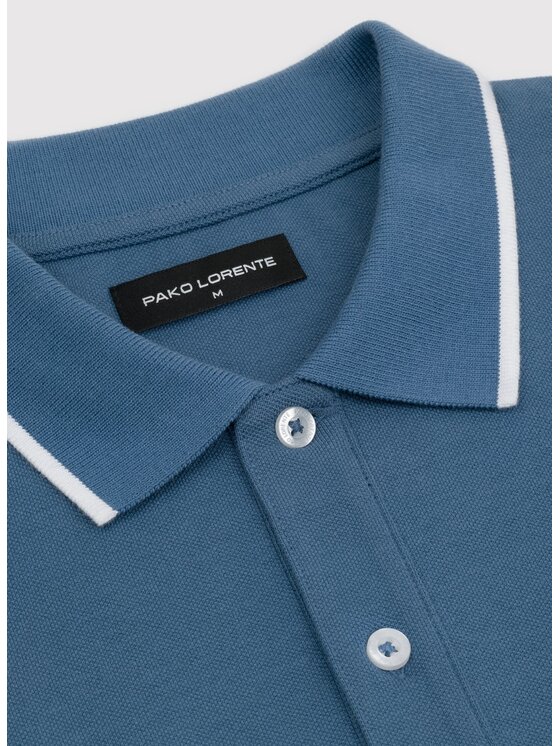 Pako Lorente Pako Lorente Polo P26WF-TX-002 Niebieski Classic Fit