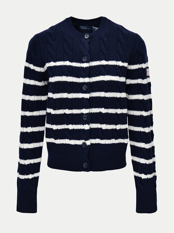 Polo Ralph Lauren Polo Ralph Lauren Kardigán 211947909001 Sötétkék Regular Fit