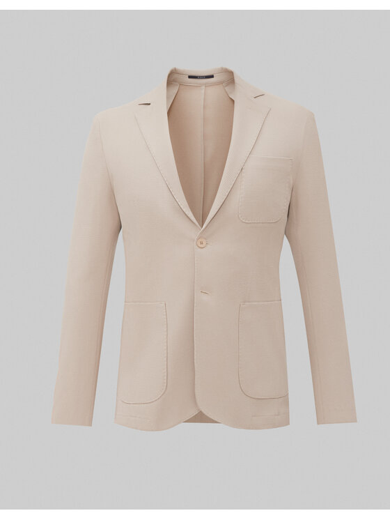 Borgio Borgio Marynarka genoni Beżowy Slim Fit