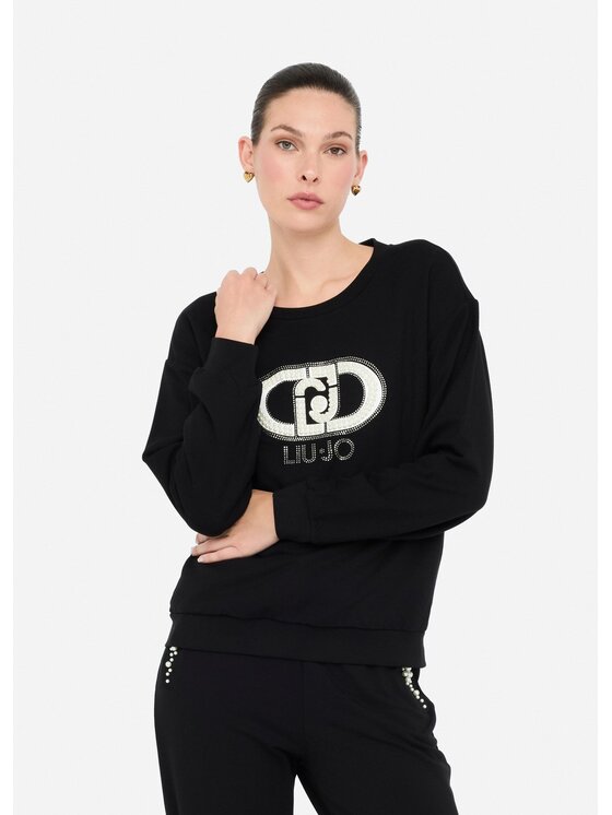 Liu Jo Liu Jo Felpa TF5154FS576R9932 Nero Regular Fit