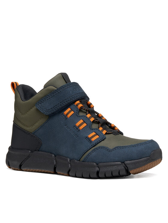 Geox Geox Kotníková obuv J Flexyper Boy B Abx J949XA 033FU CF4A3 S Tmavomodrá