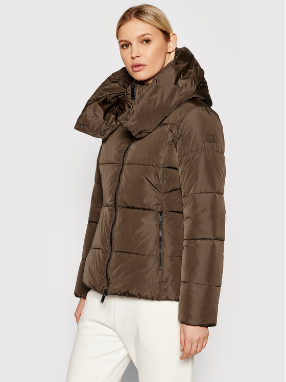 CMP Geacă din puf 31K2836 Maro Regular Fit