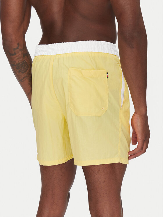 Tommy Hilfiger Tommy Hilfiger Pantaloncini da bagno UM0UM03455 Giallo Regular Fit