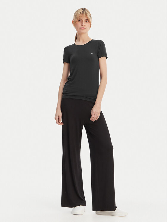 Emporio Armani Emporio Armani Marškinėliai EW000408 AF19024 UC001 Juoda Regular Fit
