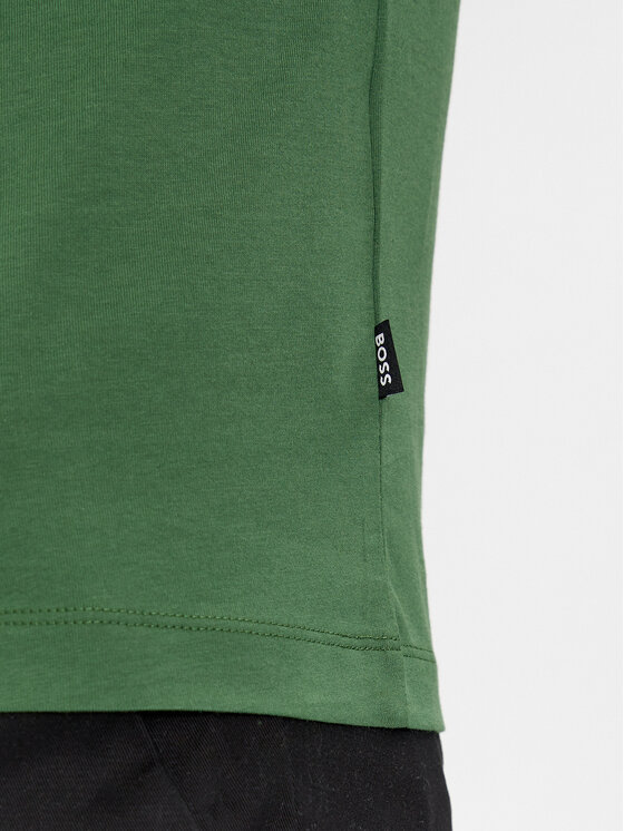 BOSS Boss T-Shirt Thompson 01 50468347 Zielony Regular Fit
