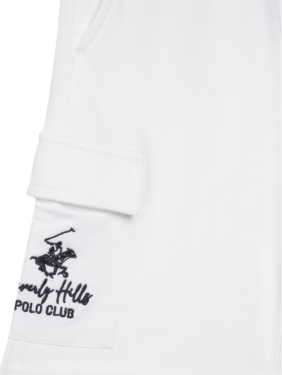 Beverly Hills Polo Club Beverly Hills Polo Club Stoffshorts 76B6SF0028T Weiß Regular Fit
