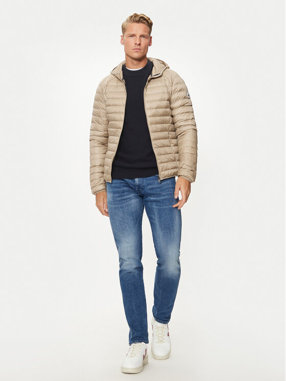 Jott Jott Pernata jakna Nico P000MDOW01 Bež Slim Fit