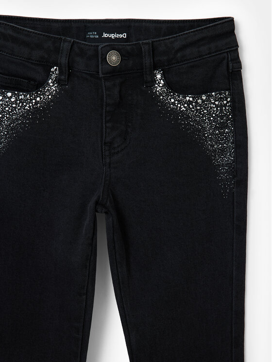 Desigual Desigual Jeansy 23WGDD06 Czarny Regular Fit