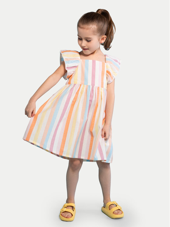 Coccodrillo Coccodrillo Sukienka letnia WC4128301GPK Kolorowy Regular Fit